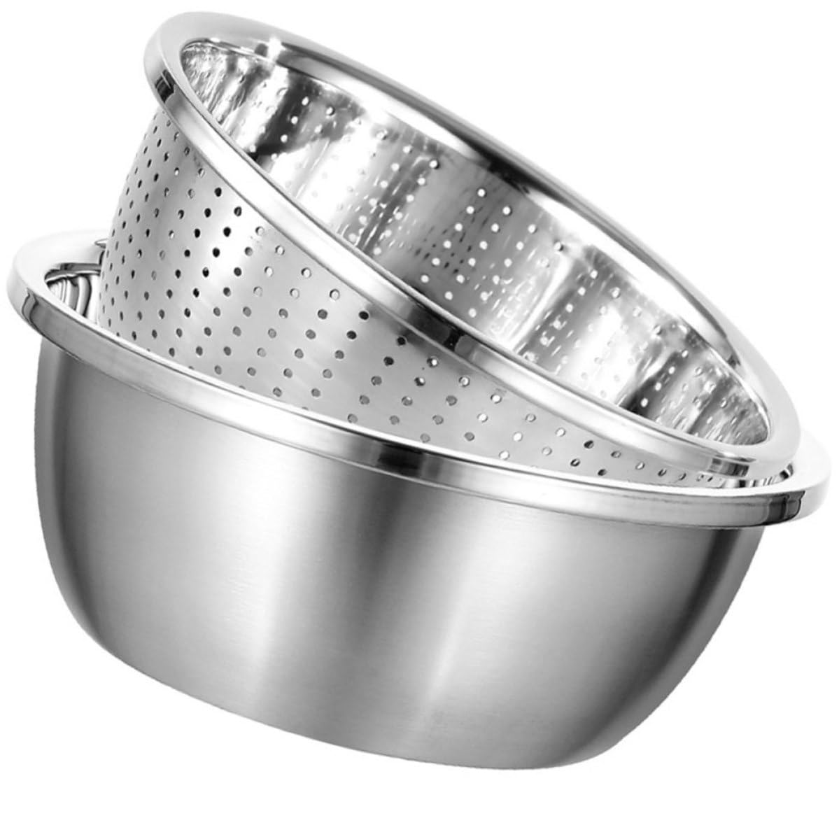 Cuenco práctico de cocina para ensaladas frescas y lavado de fruta