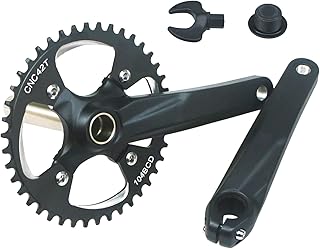 GANOPPER 175 mm rower korbowy MTB Singlespeed korba 104 mm rower zębatka kompatybilna z 1-krotną potrójną 3-krotną