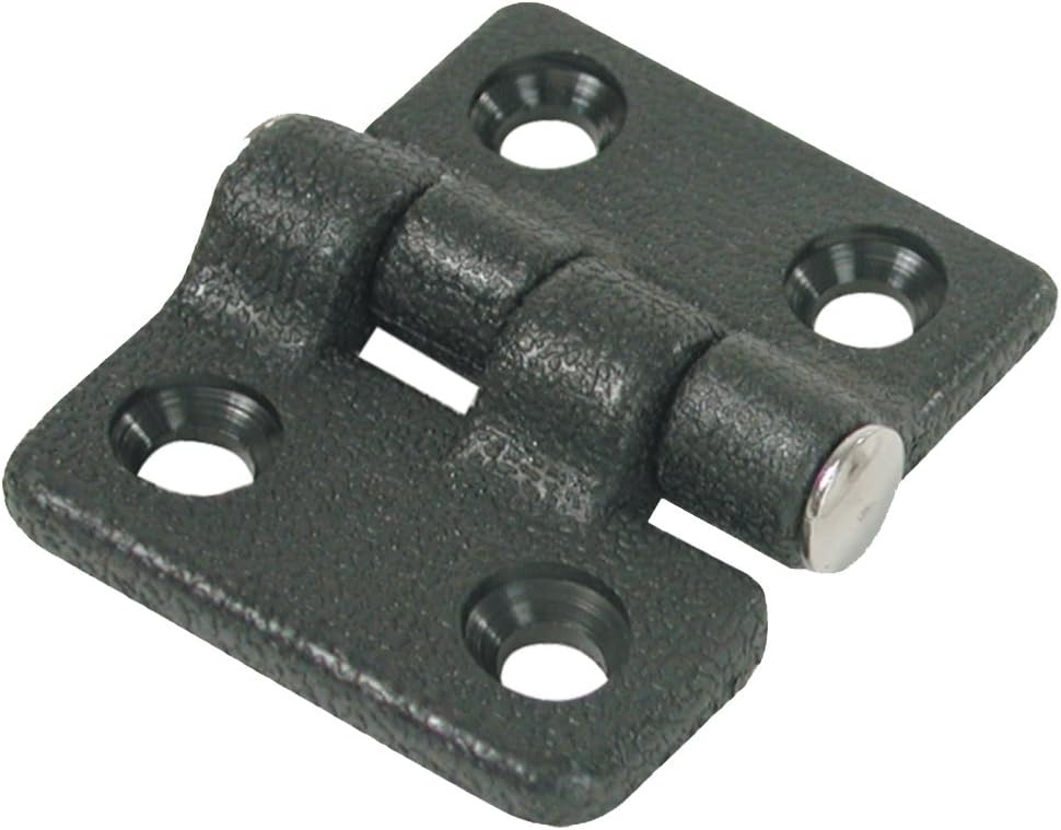 Whitecap Butt Hinge - Black Nylon - 1-1/2" x 1-3/8"