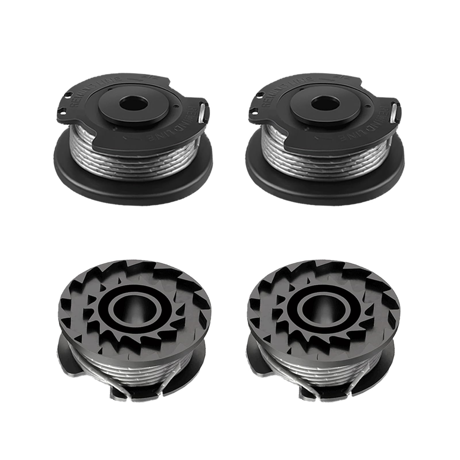 Viilich 4 Pcs Strimmer Spool Compatible With Bosch Easygrasscut Art 23 Sl 26 Sl Art 23-28 Art 2300 Art Easy Grass Trimmer,Strimmer Wire Replacement For Bosch Spool F016800569/F016800385