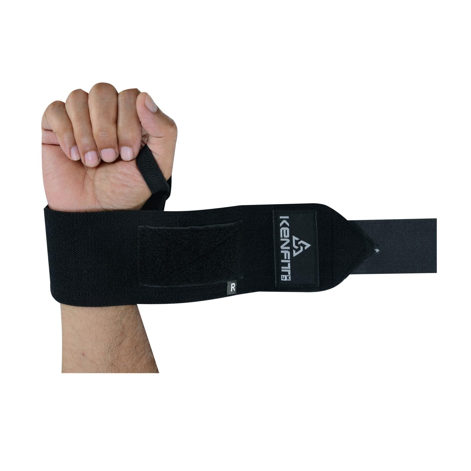 Kenfit Weight Lifting Wrist Straps – For gym deadlift Training Wrist Wraps, One Size Fits All, Sold as Pair – Powerlifting, Bodybuilding, Fitness