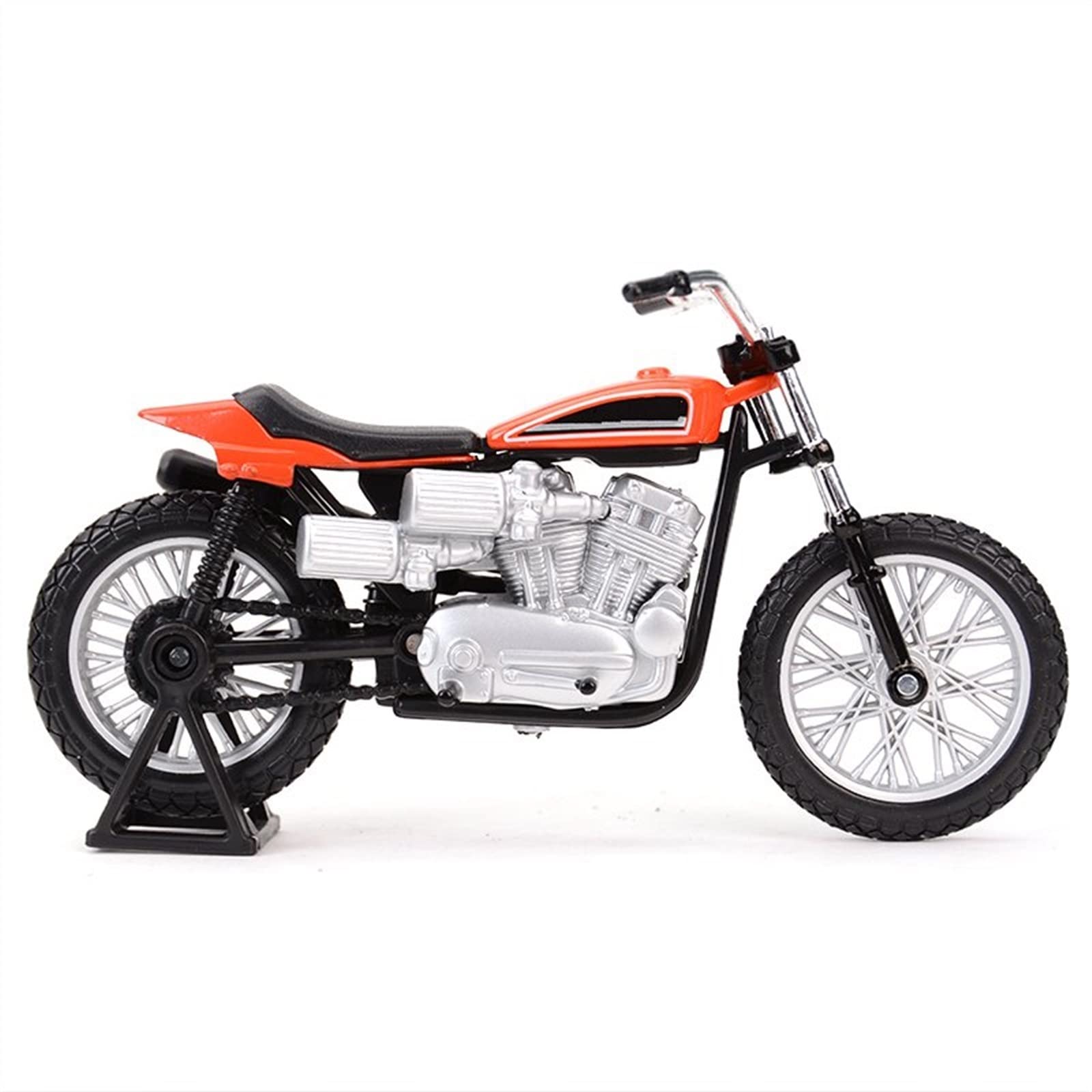 SEYXF Motorbike Toy Motorcycle Toys Collection for Harley XR750 1972 Die Cast Vehicles Birthday Gift 1/18
