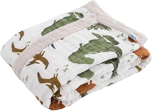 Vista 131 de Little Unicorn - Colcha para recién nacido, tela de muselina ultrasuave de varias capas, regalo para recién nacidos y para usar en cualquier lugar