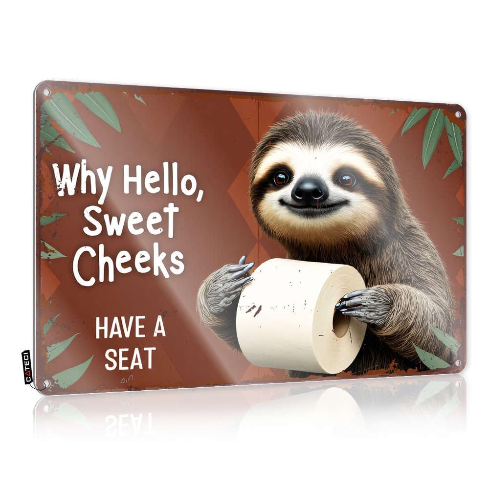 Funny Kitchen Tin Signs Welcome To Sweet Cheeks! Have A Seat Tin Sign Decor For Man Cave Bedroom Door Decor(30X40CM)