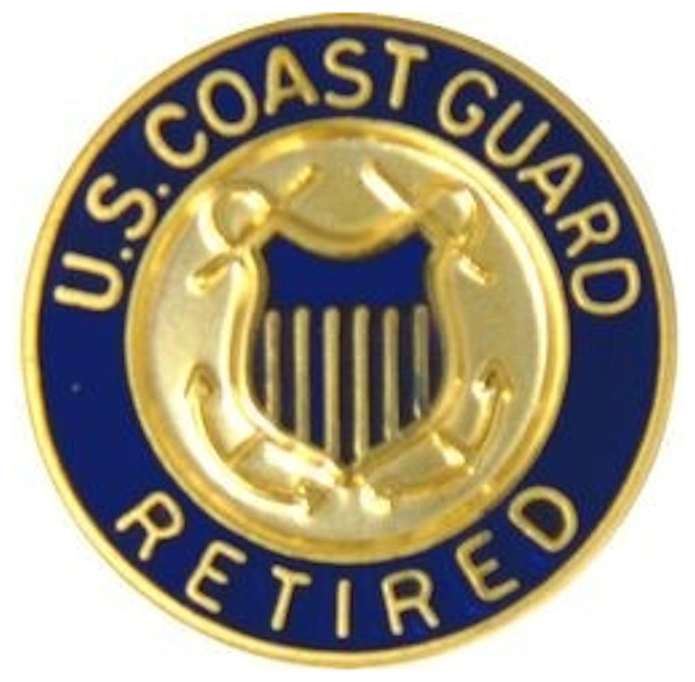 U.S. Coast Guard Retired Small Hat Pin