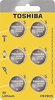 Vista 10 de Toshiba CR2025 Batería de moneda de litio de 3 voltios (25 baterías)