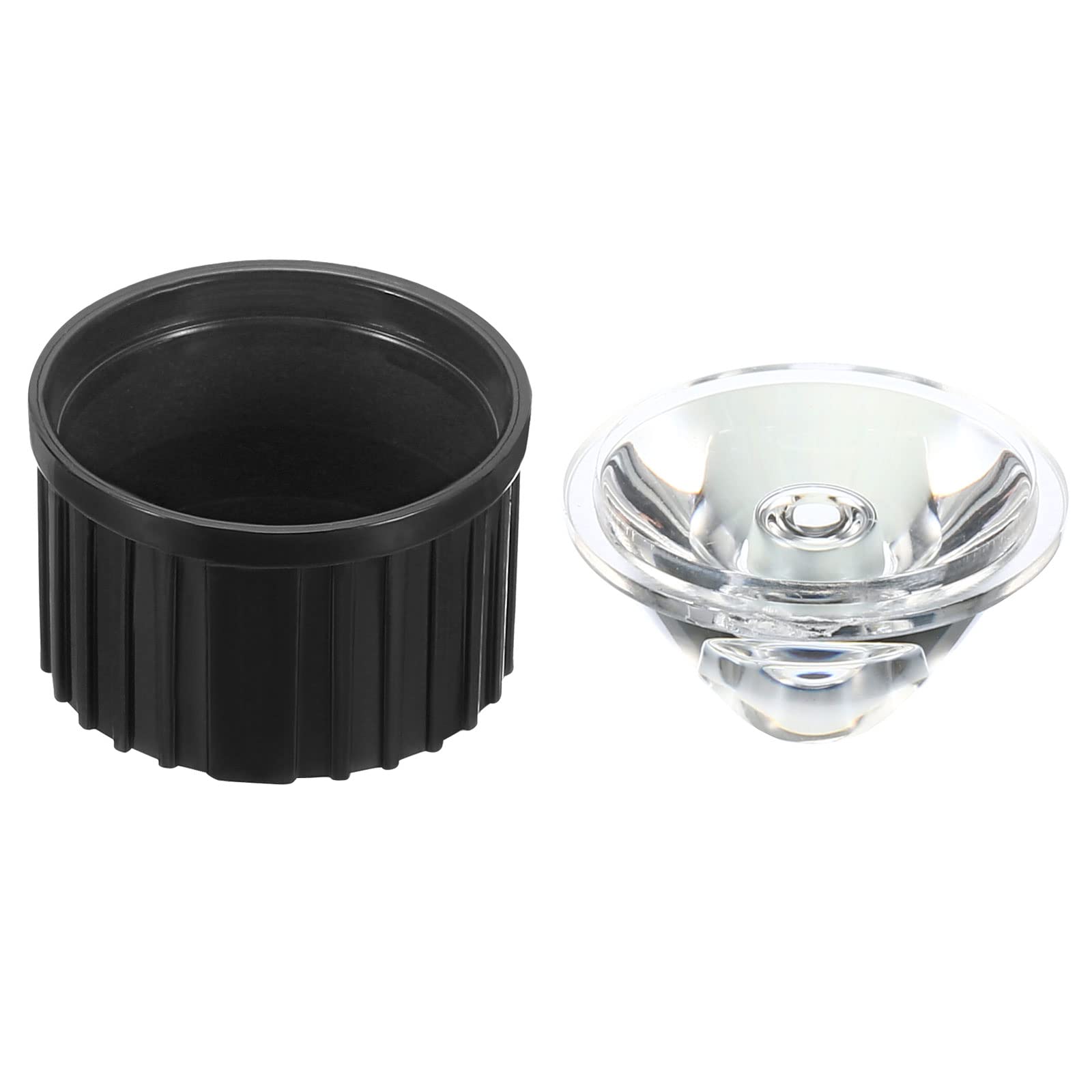 PATIKIL 1.7" Diamètre LED Lentille, 2 Ensemble Polished Bord Lampe