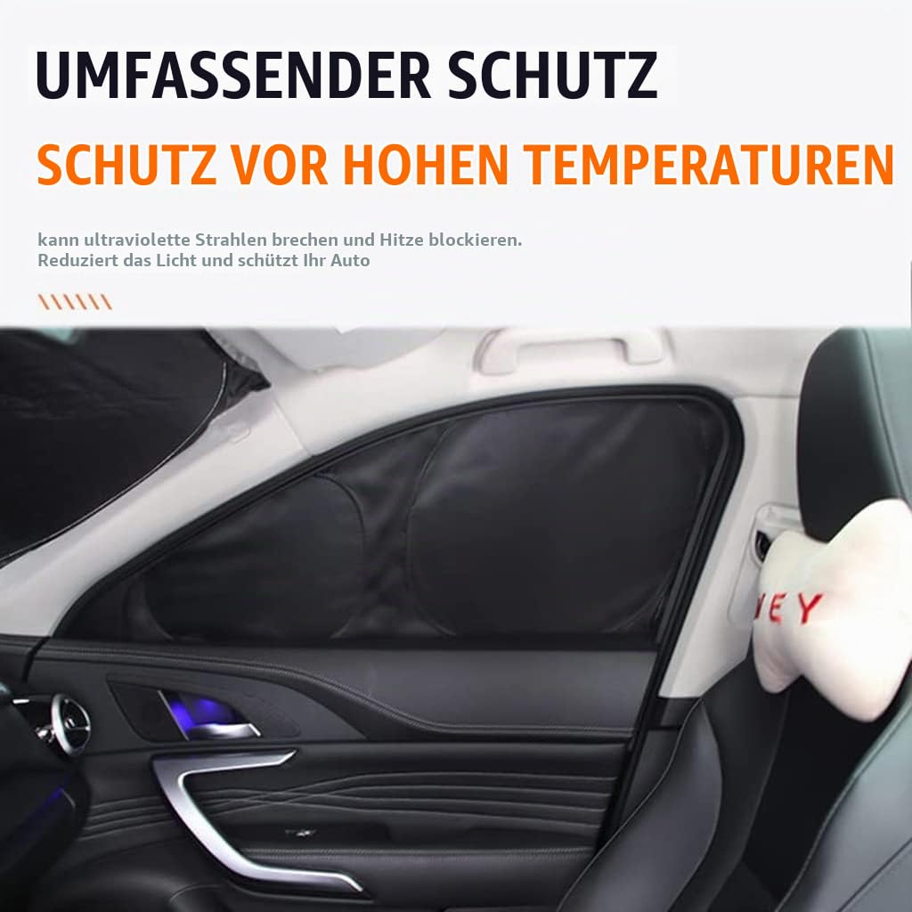 Auto Seitenfenster Sonnenschutz für VW Touran 2006-2015,Front Heck Magnetischer Window Sun Shade Visor Privacy Protection Covers Auto Accessories,8pcs
