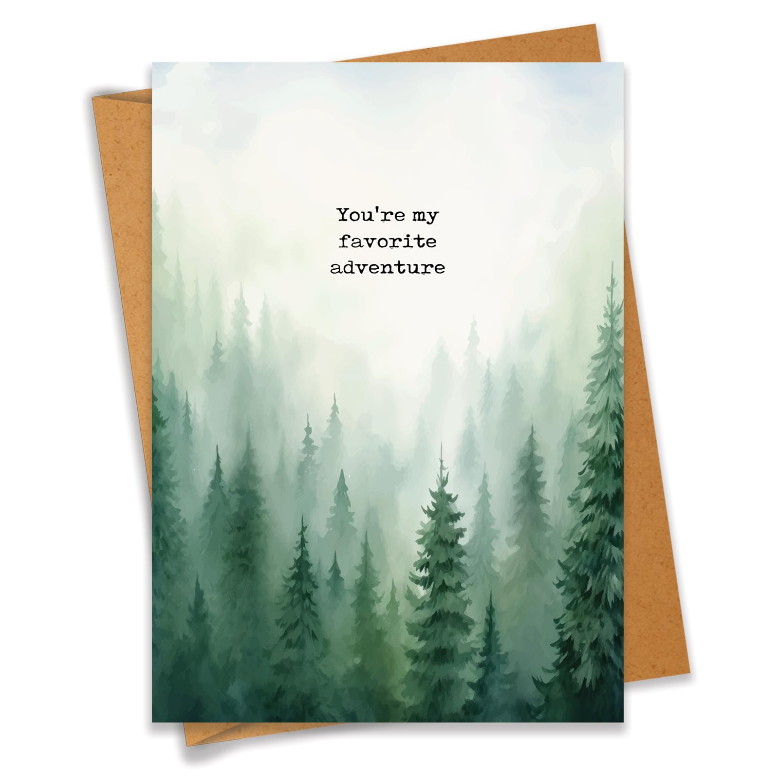 You're My Favorite Adventure Valentine's Day Wedding Anniversary Birthday Adult Love Card Gift for Her Him Wife Husband Girlfriend Boyfriend Fiancee