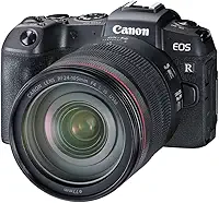 Canon Câmera sem espelho EOS RP com RF 24-105 mm F/4L é lente USM, preta - 3380C012