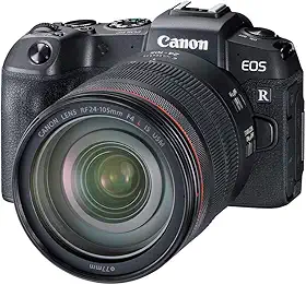 Canon Câmera sem espelho EOS RP com RF 24-105 mm F/4L é lente USM, preta - 3380C012