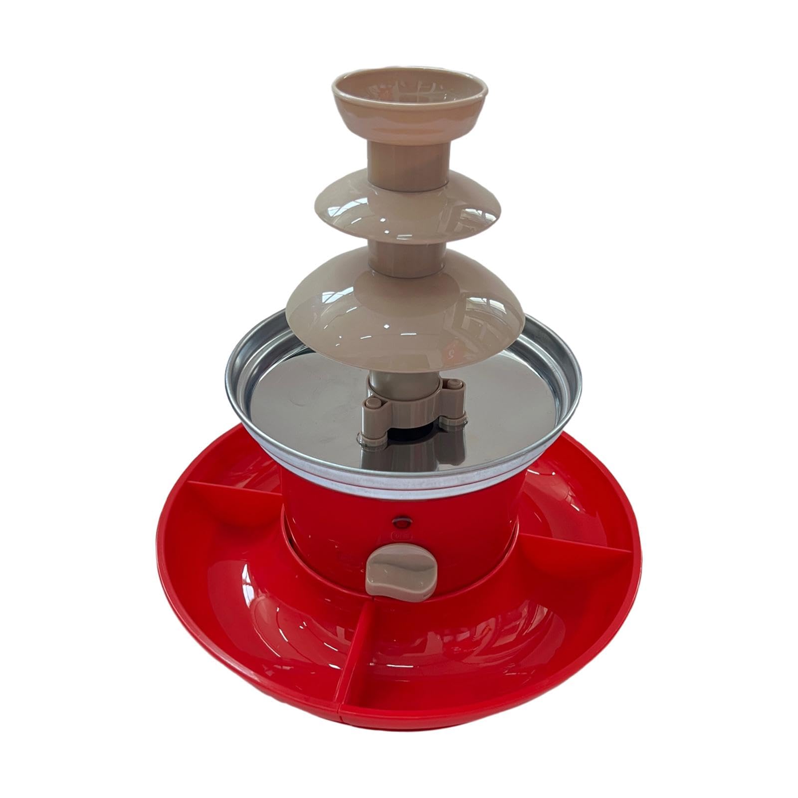 ATORSE 3 Tier Chocolate Fondue Fountain EU Plug for Various Sauces Melting Upgraded Home & Garden-image-7