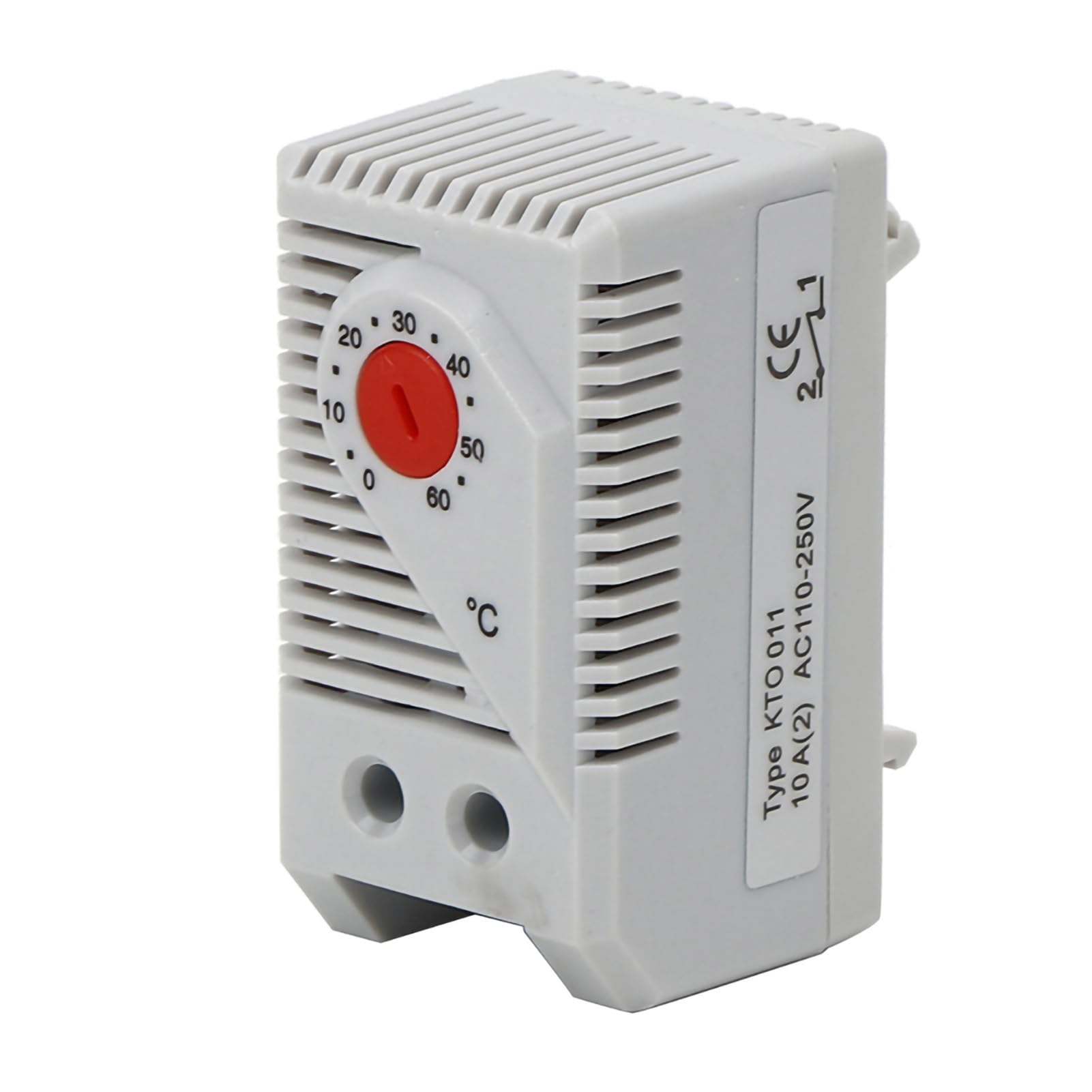 Mechanical Thermostat, 0-60 Adjustable Normally Close Temperature Controller Switch(KTO011)