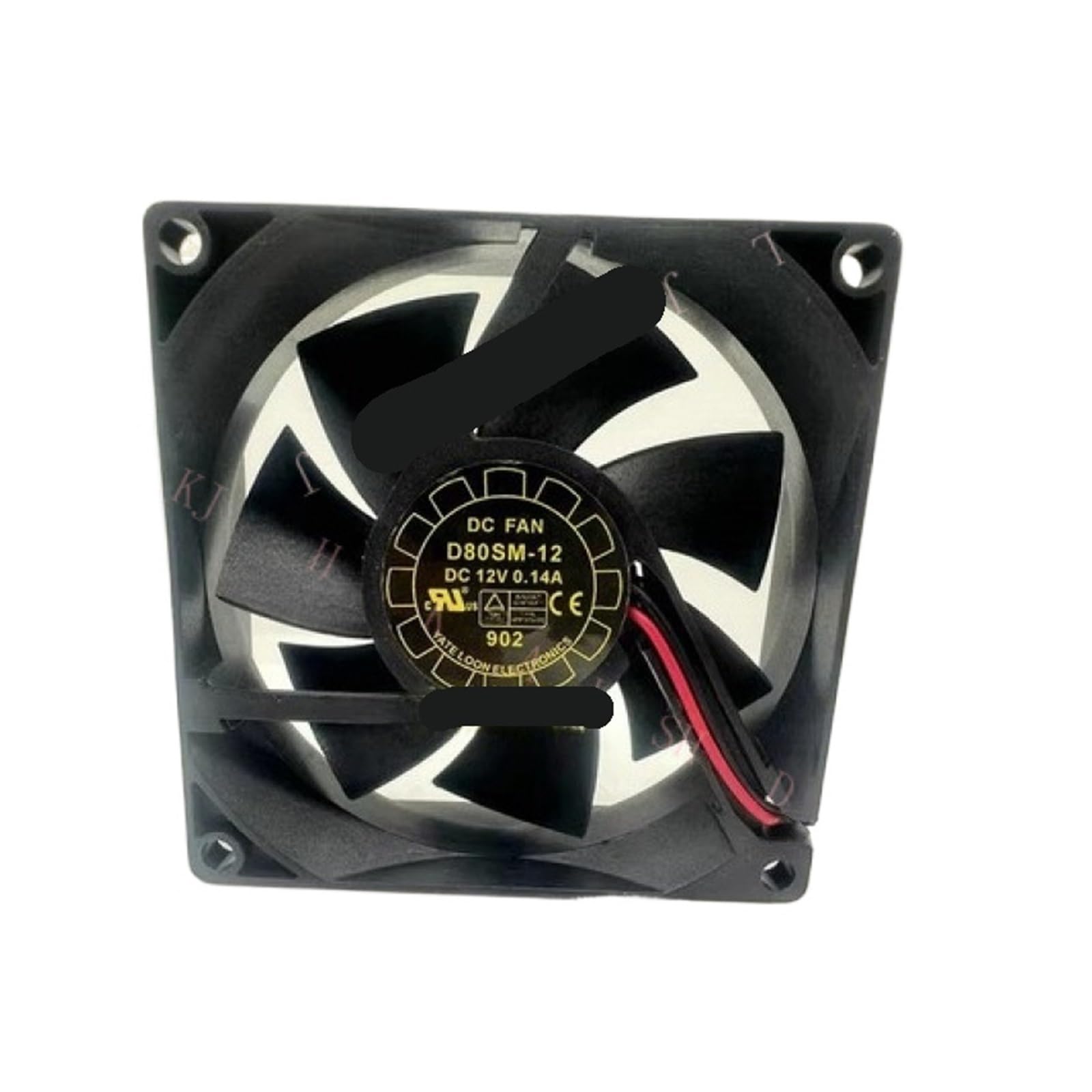 LWJYIPETZQ 8025 D80SM-12 12V 0.14A 8CM Cooling fan