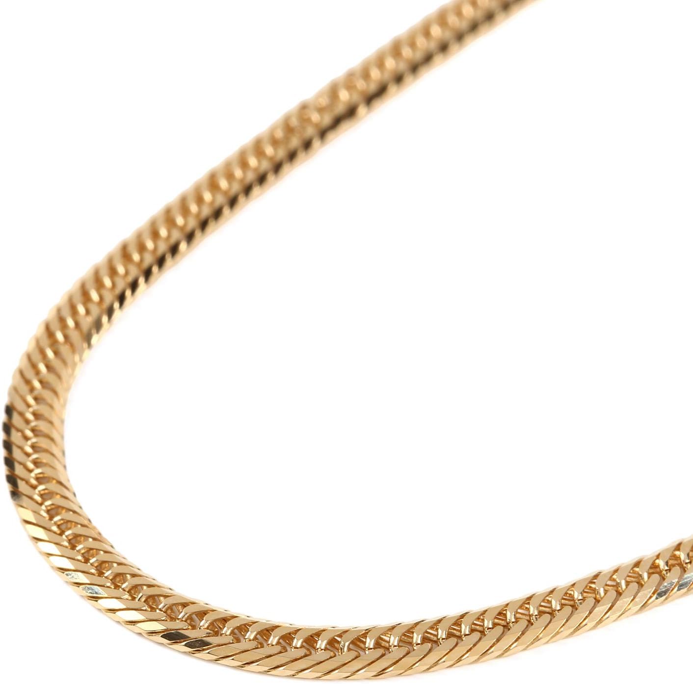 18金 喜平ネックレス 8面 トリプル 12g 50cm ゴールド メンズ レディース チェーン K18