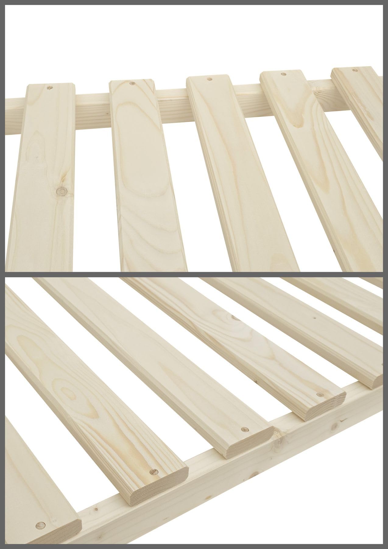 Erst-Holz Lattenrost Metallfrei Stecksystem 140 x 200 cm
