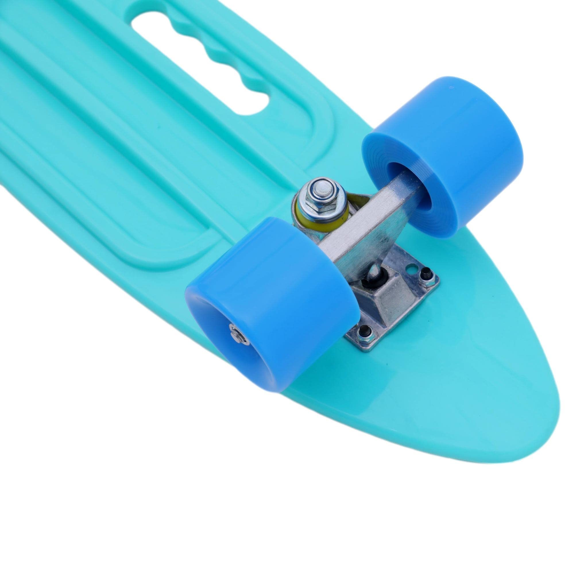 Cruiser Skate Tipo Penny 59 cm Tropical | Monopatín Urbano | Rodamientos ABEC-7 | Ruedas Poliuretano 78A | Ejes Aluminio 82 mm | Soporta 150 kg, theLongboarder