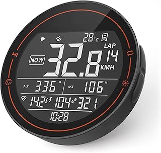 koliyn Bicycle GPS code table, bicycle computer speedometer, odometer, Bluetooth ANT+multi-function LCD waterproof backlight display, outdoor riding equipment
