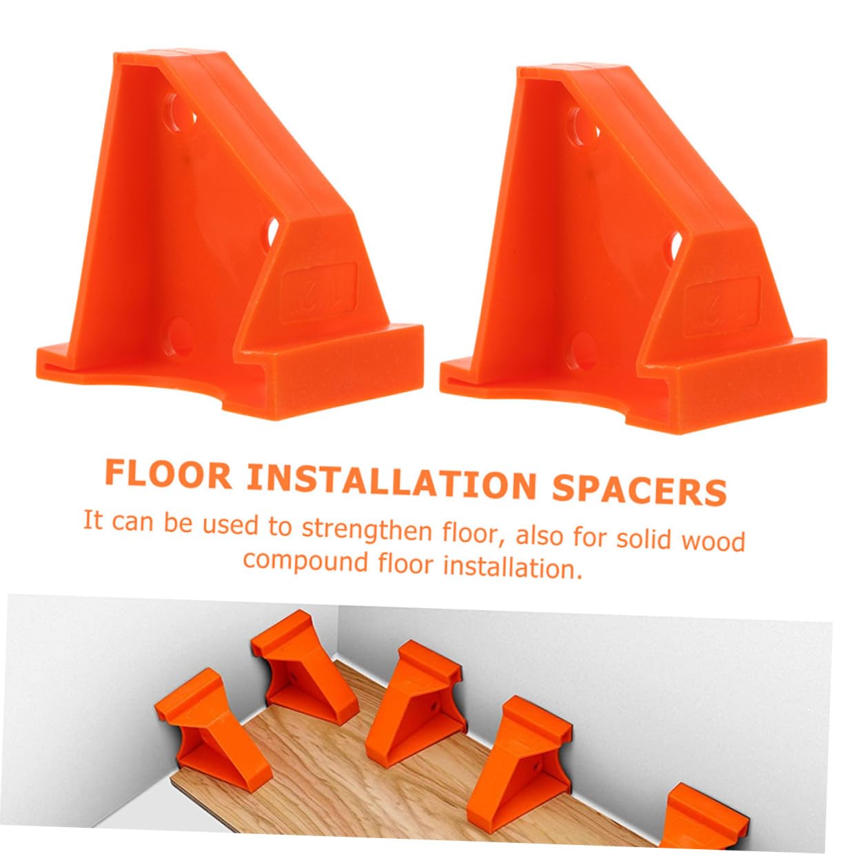 30 Piezas Espaciadores para Suelo de Madera Laminada y Vinilo Herramienta Ligera y Resistente para Instalación Precisa de Tarima Flotante y Parquet Laminado