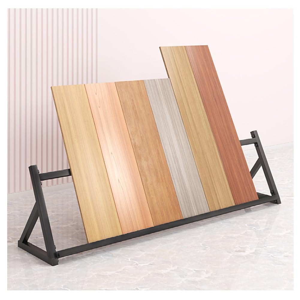 YNBSHGAA Multifunctional Floor Display Rack for Retail Store, Effective Product Showcase Stand for Exhibits,Black-120x30x40cm