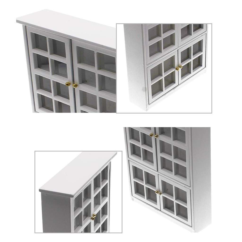 Maison de poupée moyenne dans une valise, gris charmants, meubles miniatures à l'échelle 1:12 Maison de poupée moyenne dans une valise, gris charmants, meubles miniatures à l'échelle 1:12