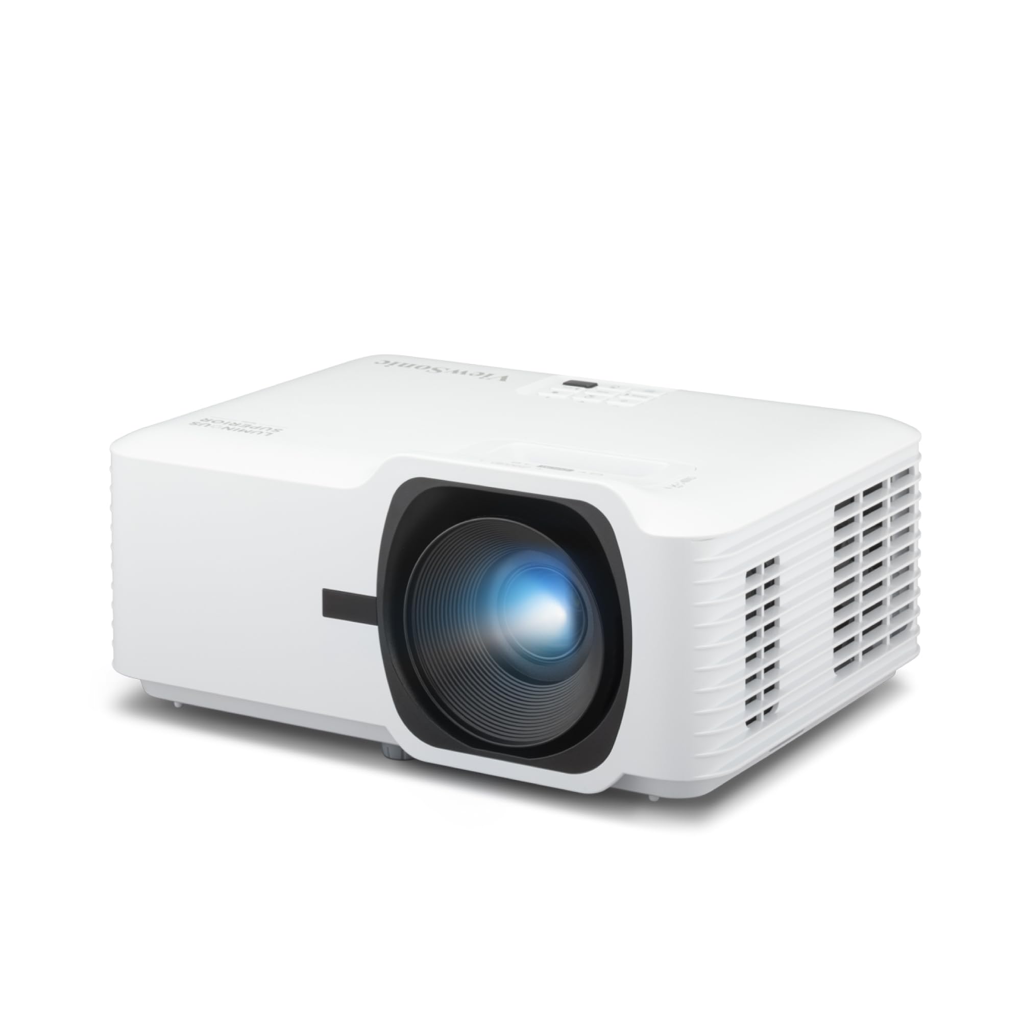 ViewSonic T400W Proyector Láser, 4000 Lúmenes ANSI, WXGA 1280x800, Contraste 3.000.000:1, Vida útil 30.000 h, HDMI x2, Corrección Keystone H/V, Altavoz 3W