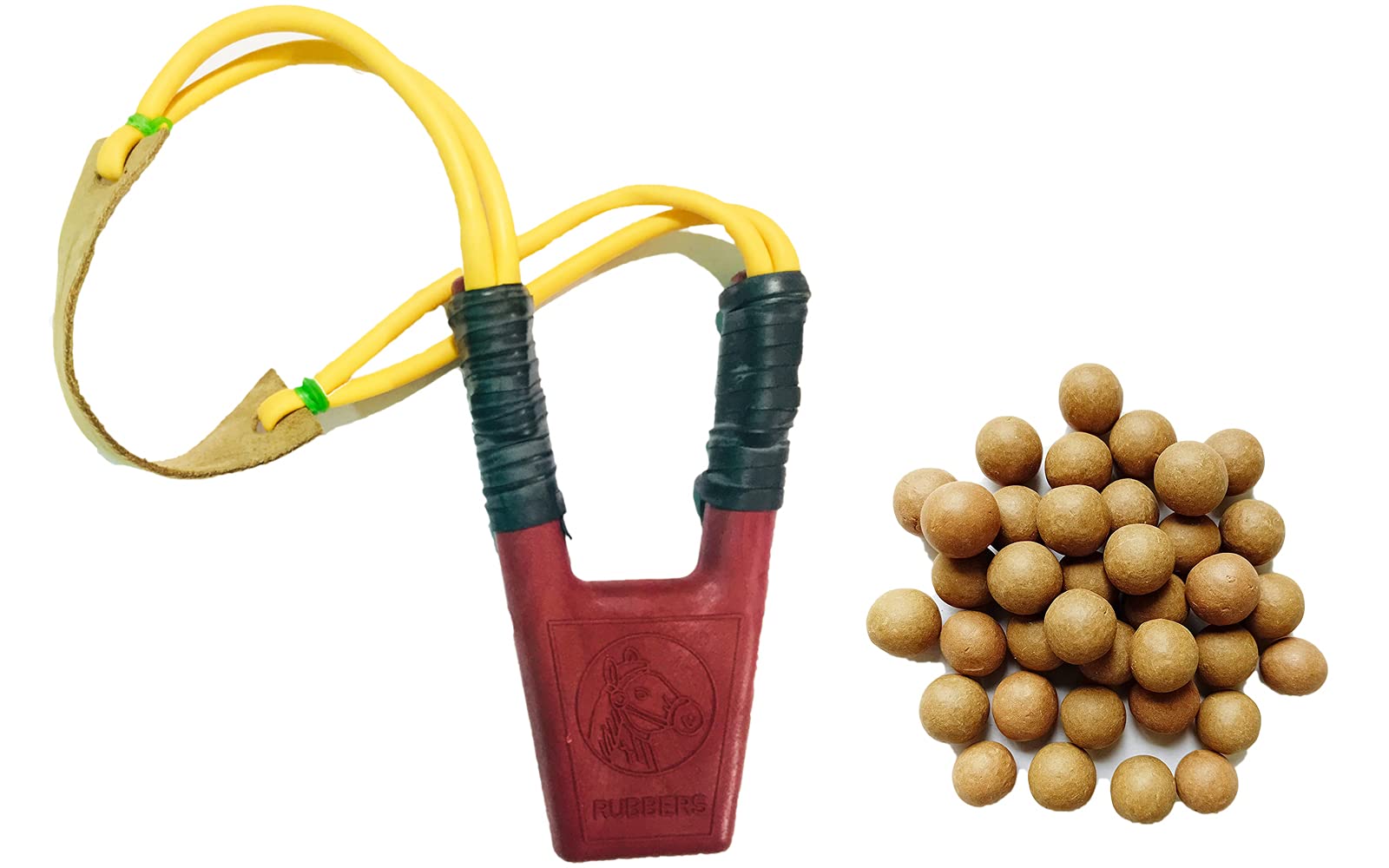 Human Birds Seed Balls Slingshot,Slingshot With 100 Seed Balls Gulel,Slingshot Catapult,Slingshot Gun,With Slingshot Balls,Strong Perfect Aim. (Portia 100 Seed Balls),Multi