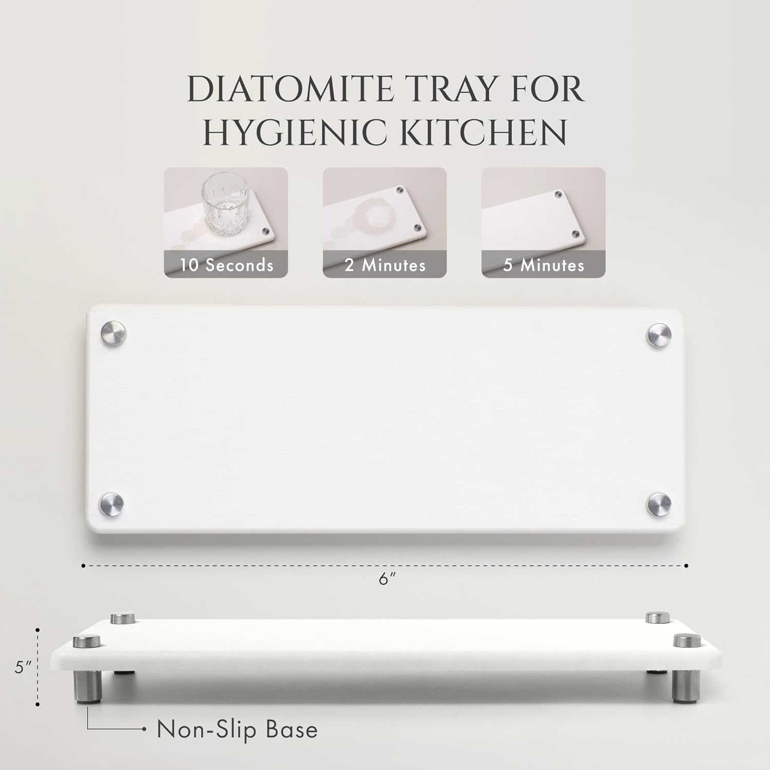 FINESSY Modern Hand and Dish Soap Dispenser Set for Kitchen Counter with Tray and Bamboo Brush, Kitchen Soap Dispenser Set with Tray Refillable Dual Containers Also for Dishwashing Liquid and Lotion - Image 4