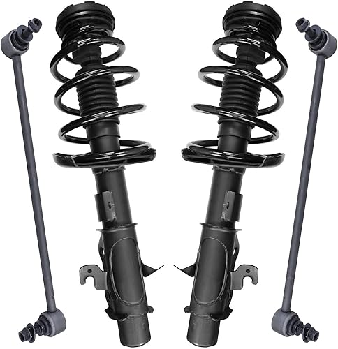 Miniatura 51 de Detroit Axle - Kit de puntales delanteros para Volvo C30 C70 S40 V50, 2 puntales muelle helicoidal 2 estabilizador, barra estabilizadora, enlaces