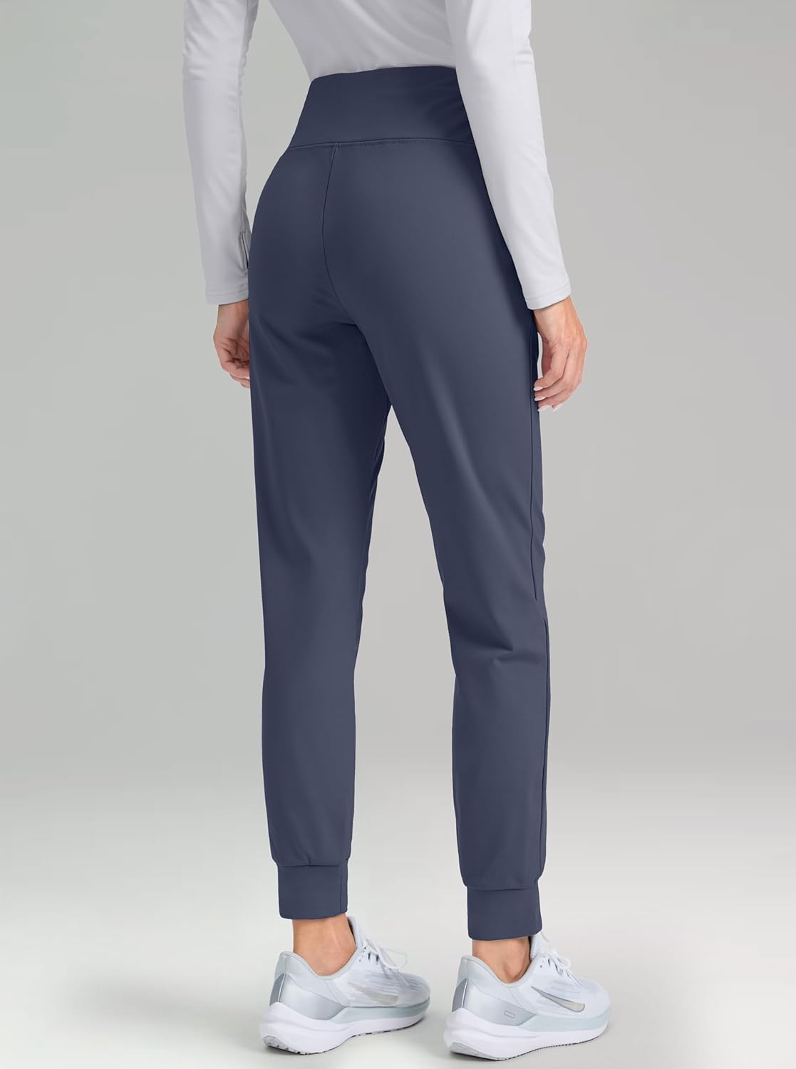 G Gradual Women's Fleece Lined Joggers High Waisted Water Resistant Thermal Hiking Pants Cold Weather Sweatpants with Pockets - Image 3