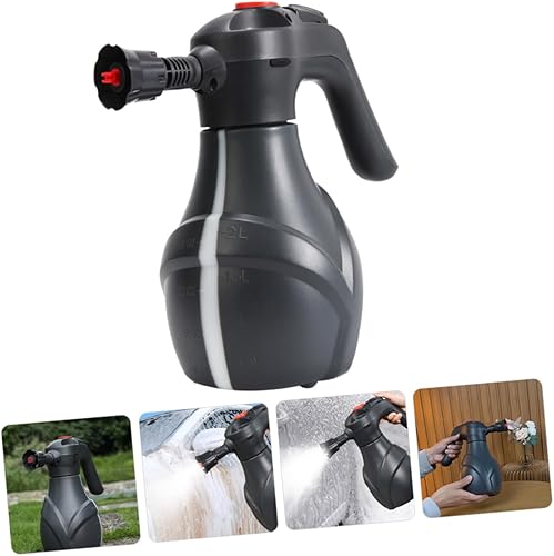 Miniatura 8 de Botella pulverizadora de espuma eléctrica de alta presión, herramienta de lavado de autos inalámbrica recargable para detalles y uso en el jardín en