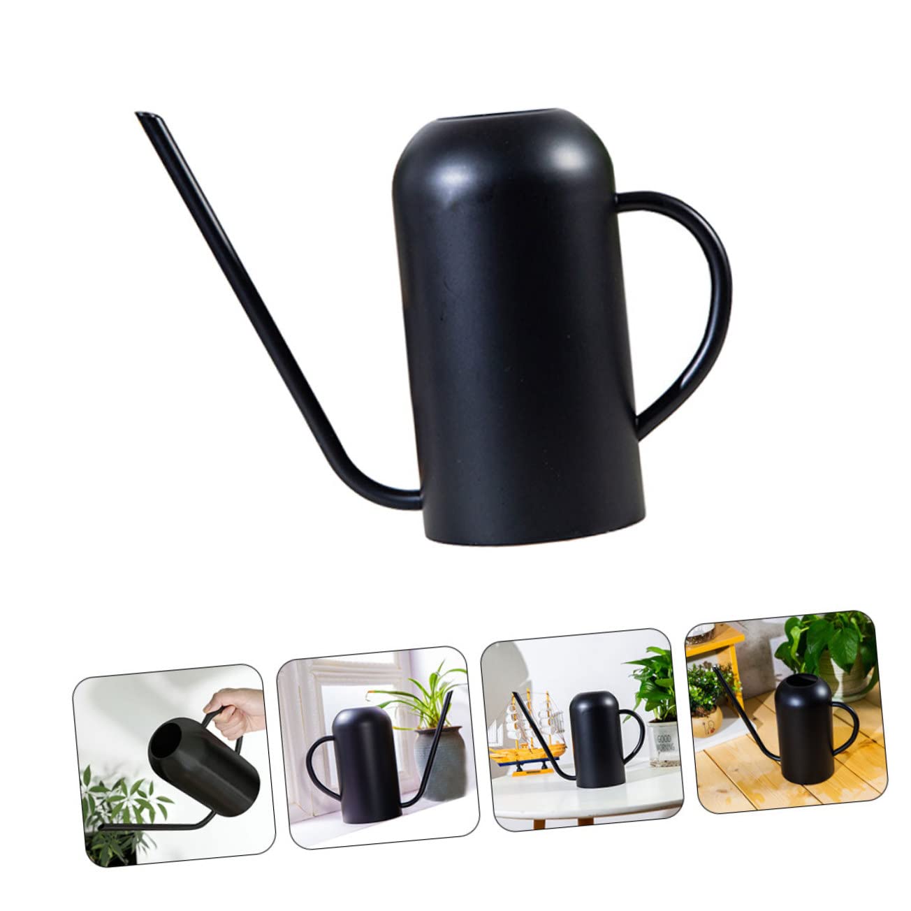 Garten-Gießkanne – 2 Ausgießer, Gießkessel, Zimmerpflanzen-Gießkanne, Gießkanne for den Innenbereich, Metall-Wasserkrug, Heim-Gießkanne, Gartenbedarf, Garten-Wasserkanne, Blumen, Sukkulenten-Gießkanne