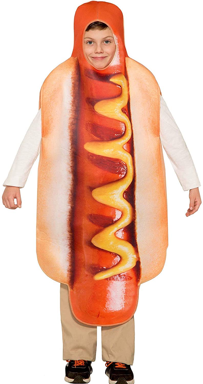 Forum Novelties Child's Hot Dog Costume Tunic, As Shown, One Size