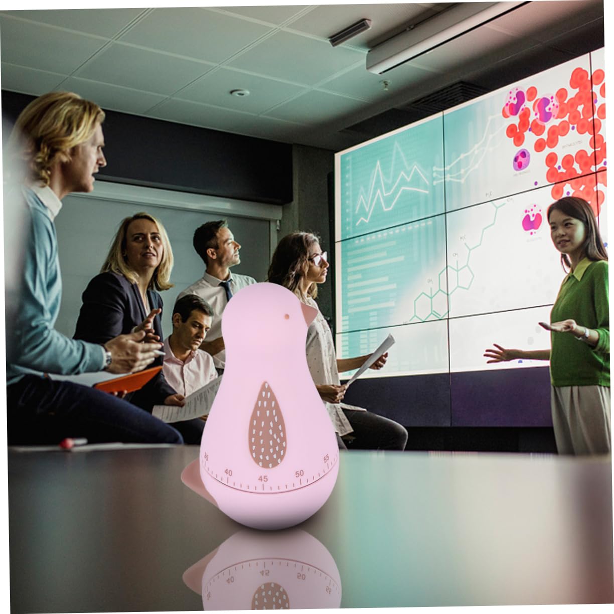 MAGICLULU 3 Pièces Rappel Pratique pour Étude Forme Doiseau Minuterie Mécanique Minuterie De Cuisine Mécanique Compte À Rebours Horloge