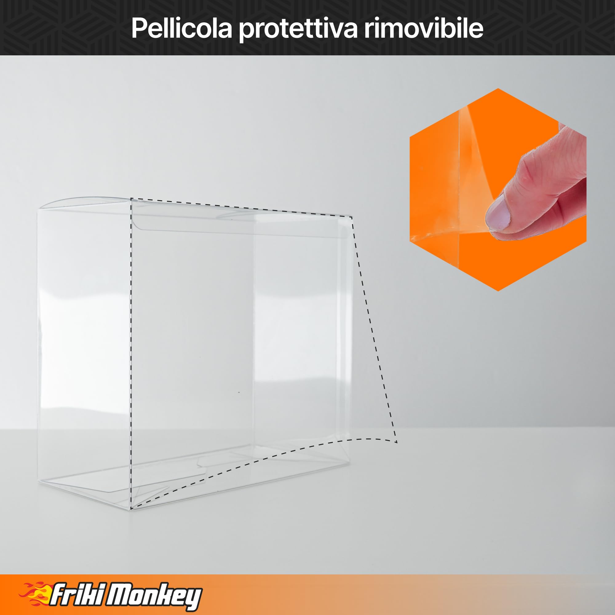 Scatola protettiva PET Elite Trainer Box – Confezione da 10 custodie rigide trasparenti 19 × 16,7 × 9 cm – Compatibile con Pokémon ETB – Antipolvere, Resistente, per Collezionisti