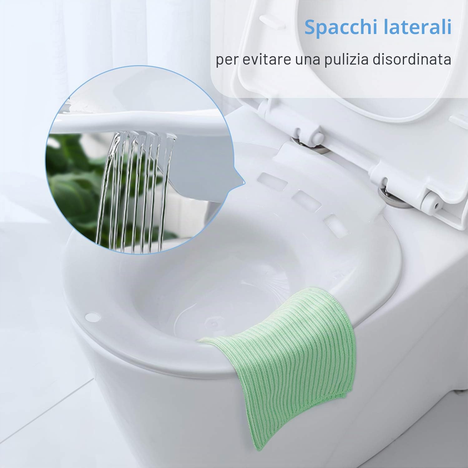 Bagno Sitz – Toilette Perineable – Vasca Semicupio per Trattamento Emorroidi, Cura Post Partum, Bidet portatile per donne in gravidanza, episiotomia Adatto a tutti i WC Standard