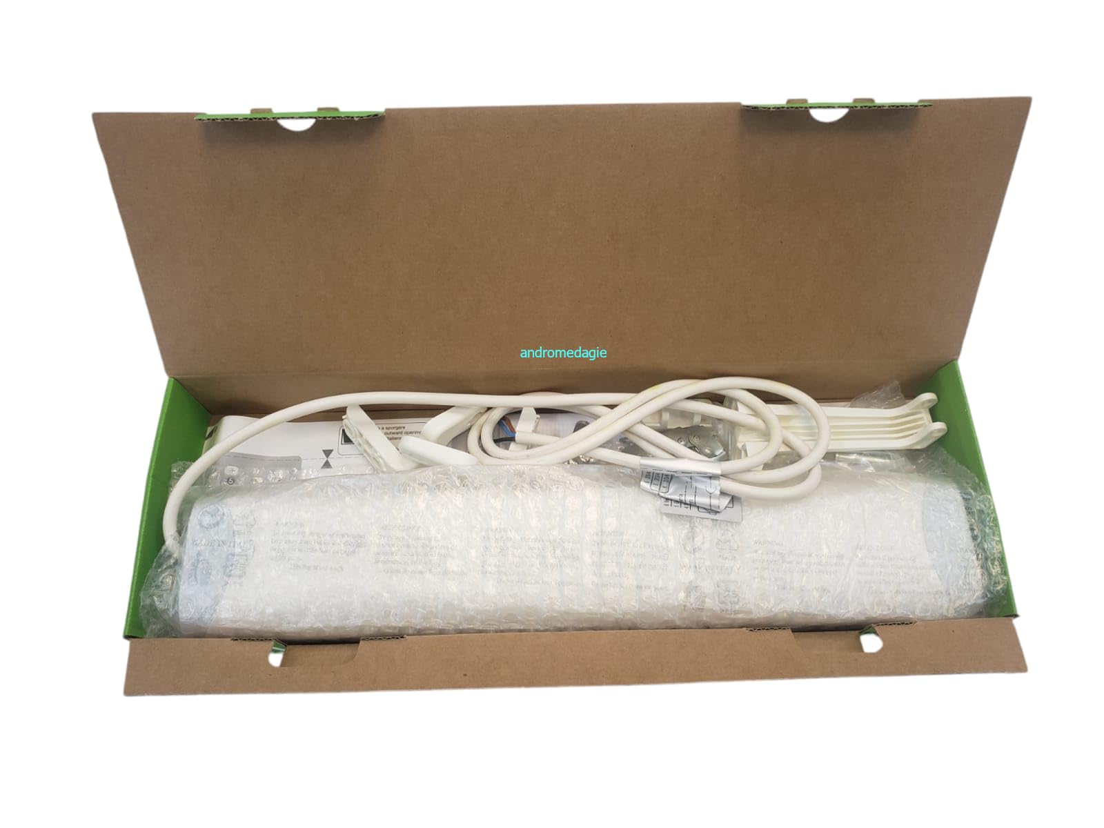 ANDROMEDAGIE LIWIN 250N 230V BLANCO | Actuador de cadena para ventanas | 250N | IP44 | 3 carreras ajustables | Soft Start/Stop | Communello Mowin Window Automation Technology
