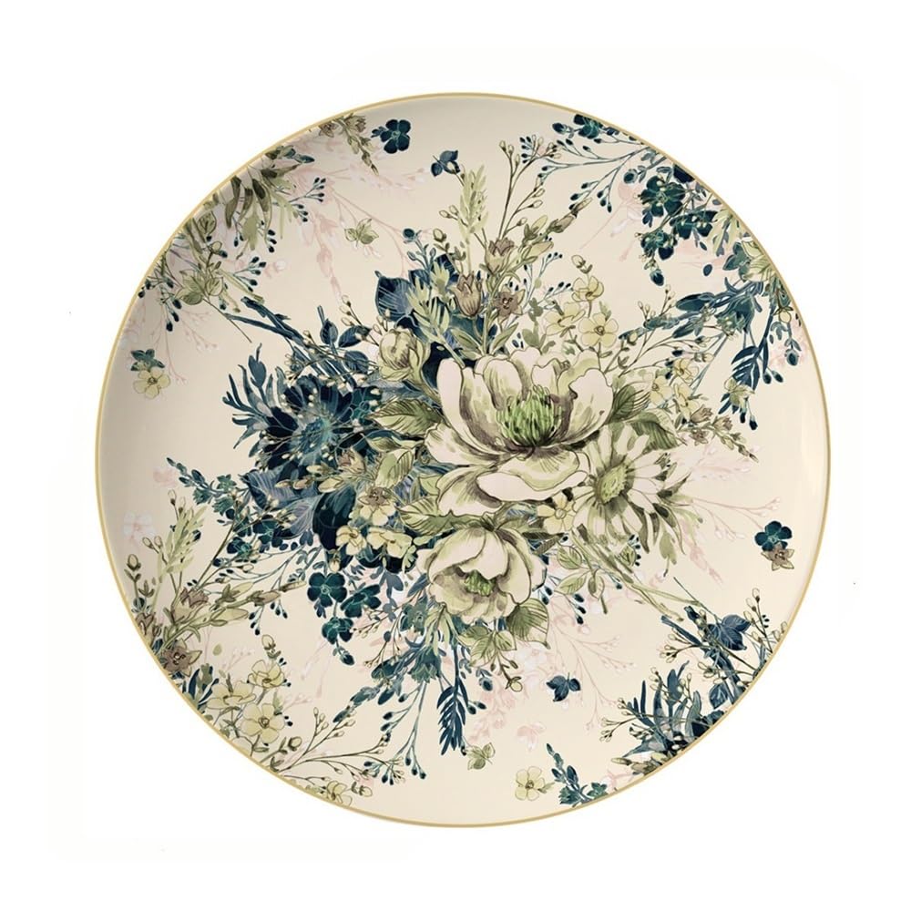 Platos para cocina, plato de cerámica filipina, hoja verde, porcelana china, vajilla de pan, postre, plato principal para restaurante, juego de cuatro piezas para comer