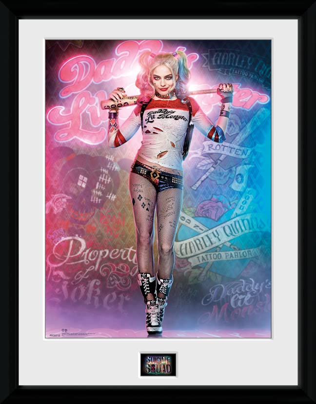 GB Eye LTD, Suicide Squad, Harley Quinn Stand, Affiche encadrée 40 x 30 cm