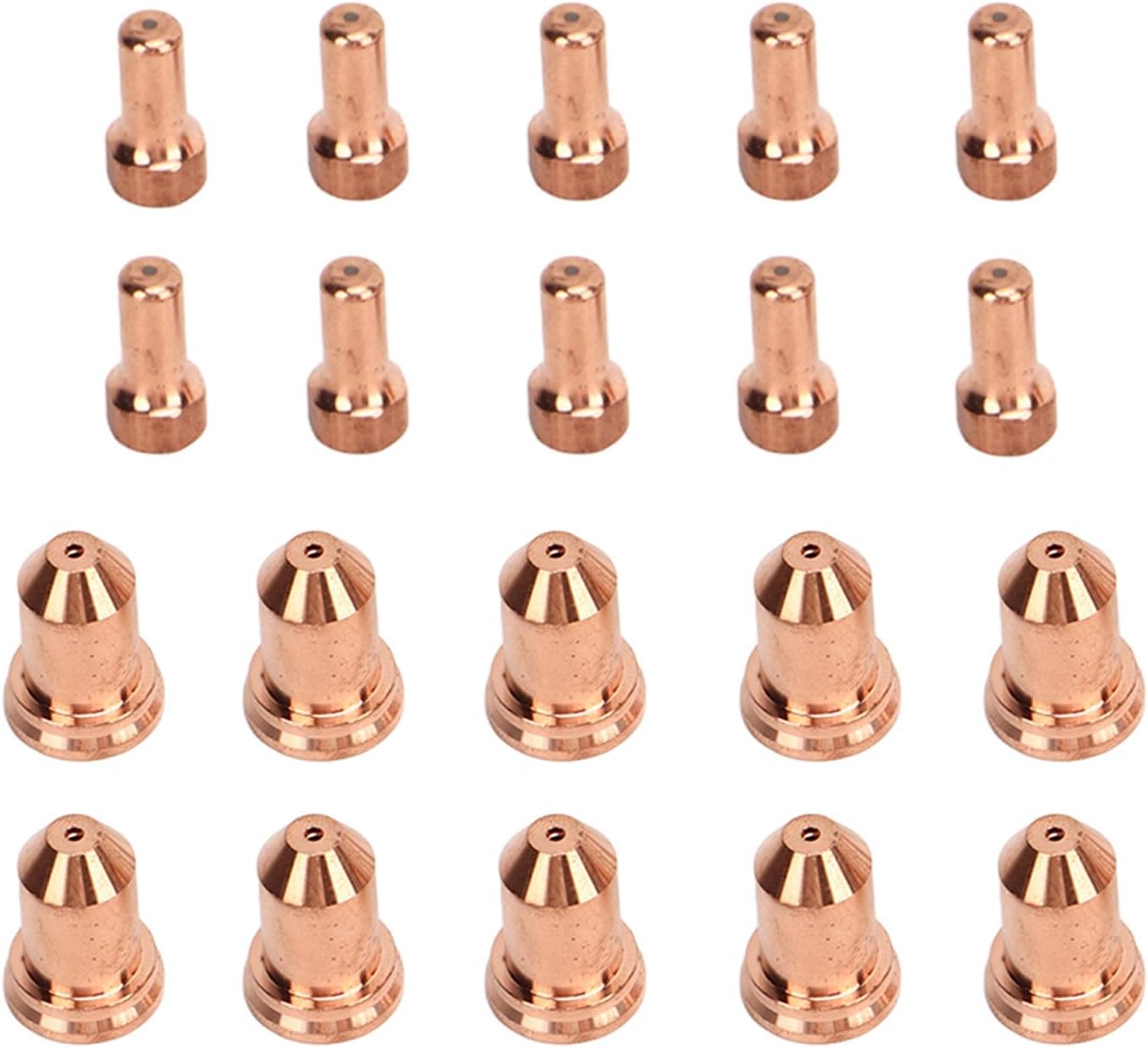– Superior Brass Electrode Tip Kit, pt80 Plasma consumables Universal Standard Size,Quick Installation,20Pcs Set Suitable, pt80 for Various Works,Compatible with PT80 IPT80 PTM80 Cutter Torch