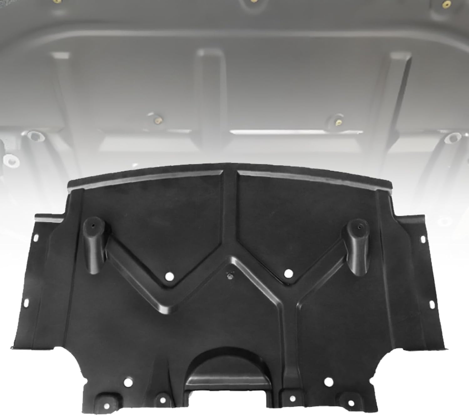 SecosAutoparts Engine Splash Guard Shield Under Cover Compatible with Mercedes-Benz R-Class W251 2007 2008 2009 2010 Replace# 2515240130, A2515240130