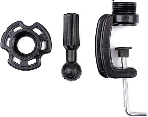 Miniatura 4 de EERYA Paquete de 2 soportes de abrazadera para peluca de cosmetología, maniquí de entrenamiento, cabeza de maniquí de peluca, cabeza de maniquí