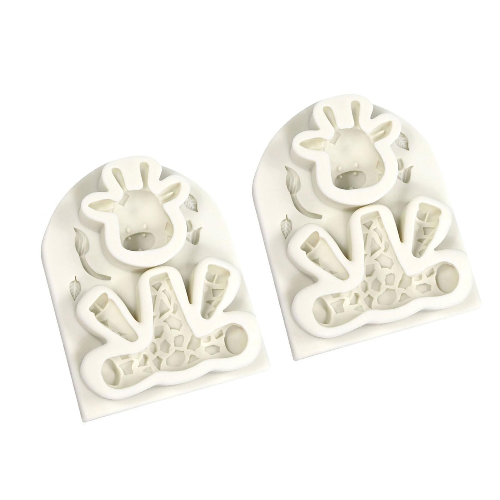 HGENAHGTF Of 2 Silicone Molds Chocolate Animal Shape Silicone Baking Dessert Cake Chocolate for Cake Candy Making Supplies