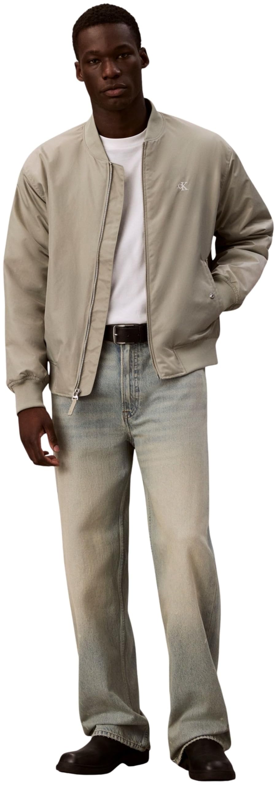 Calvin Klein Kurtki Mężczyźni Ls Jeans Hero Bomber Lv04rc526g