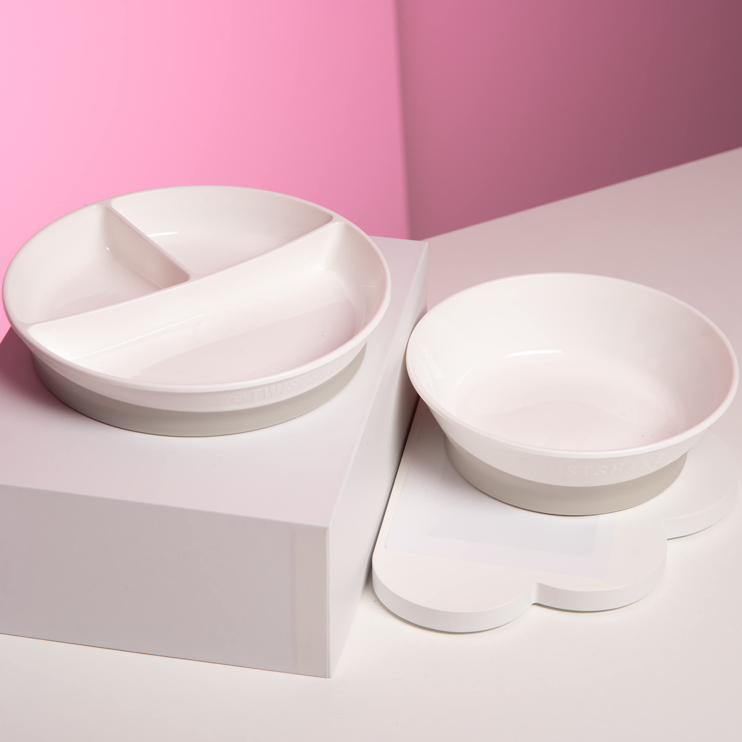 Twistshake Set Stoviglie Bambini - Piatto Diviso E Ciotola Senza BPA - Adatti A Microonde E Lavastoviglie - Design Antiscivolo - Foto 7