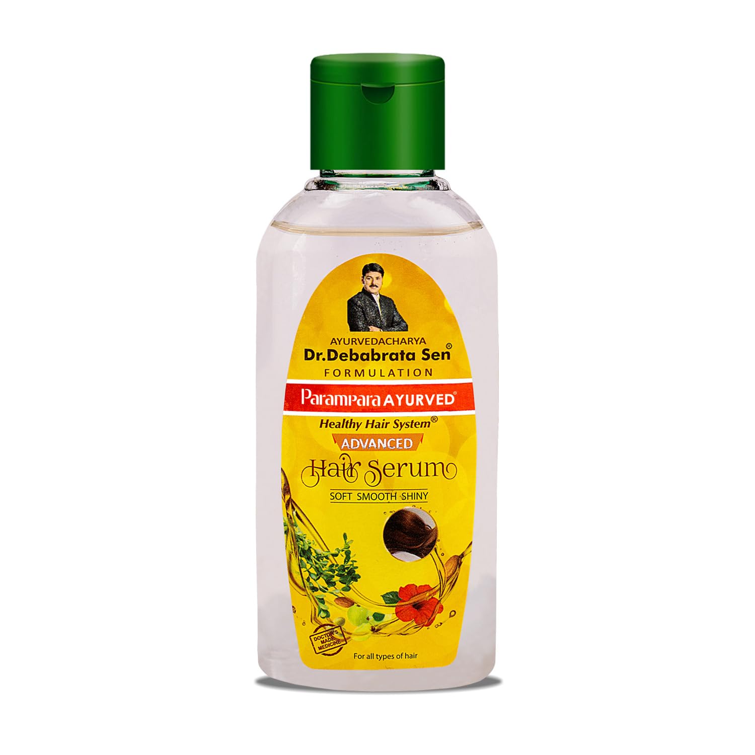 Parampara Ayurved Advanced Hair Serum with Hibiscus, Amla & Bhringaraj | Frizz-Free, Smooth, Silky, and Manageable Hair | Nourishing, Lightweight, Non-Greasy Formula for Healthy, Shiny Hair | 100ml-picture-6