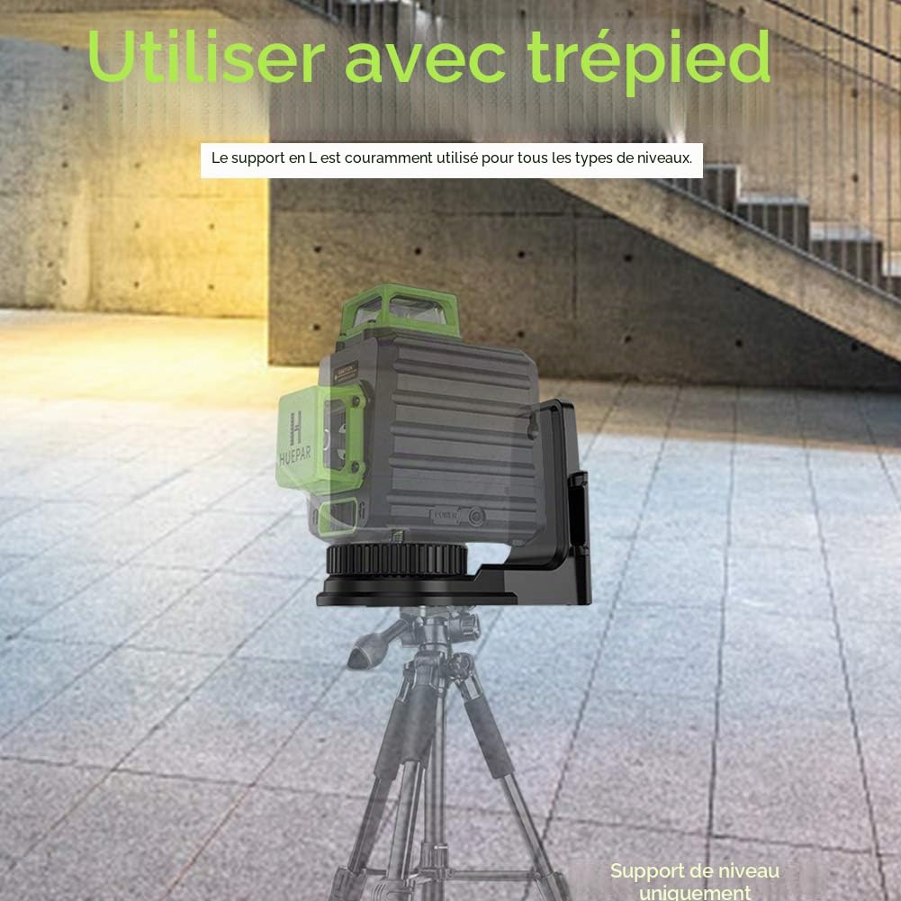 Support de niveau - Aimant puissant Rotation de 360 ​​degrés Support de niveau de support réglable Support de plafond