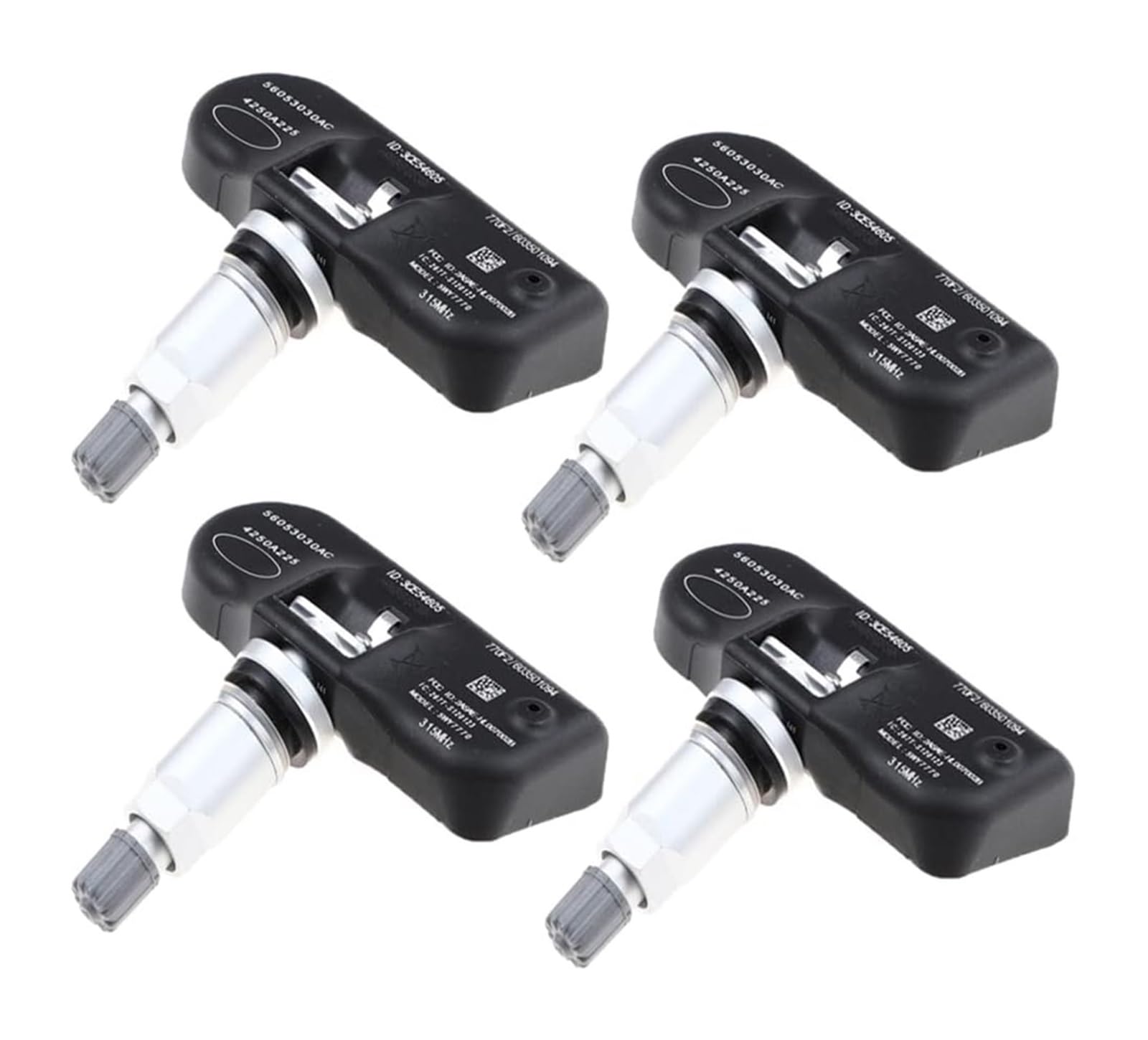 Czujnik ciśnienia w oponach samochodowych do Jeep Czujnik ciśnienia w oponach samochodowych TPMS 4 szt. Czujnik monitorowania ciśnienia w oponach 56053030AC