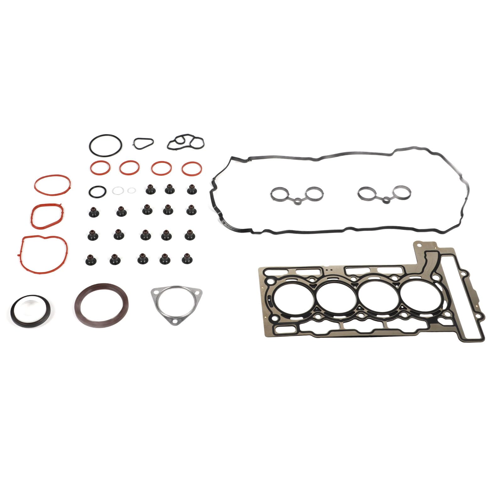 Kit de juntas de culata Torvex, juego de juntas de culata 9815416 Kit de sello de motor compatible con Mini R55 R56 1.6L DOHC Reparación