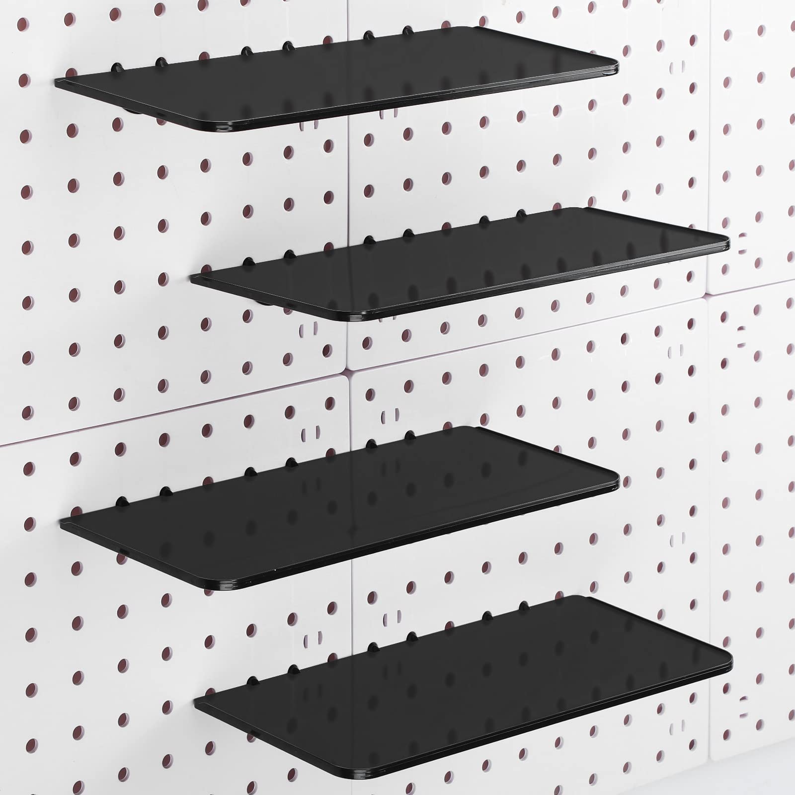 Buy Weysat 4 Pack Pegboard Shelves Peg Board Organizer Shelves Pegboard